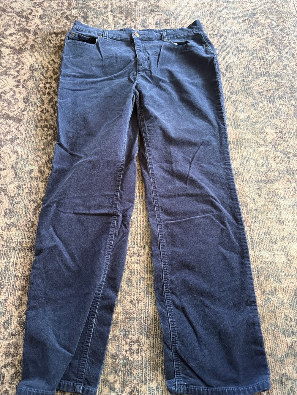 Charter Club Navy Blue Cropped Pants